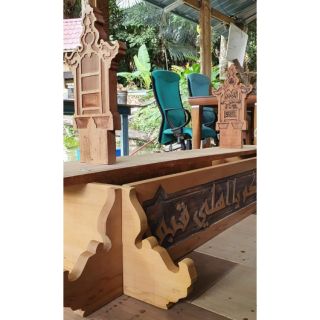Batu Nisan Dan Kepok Kubur Complete Set Solidwood Shopee Malaysia