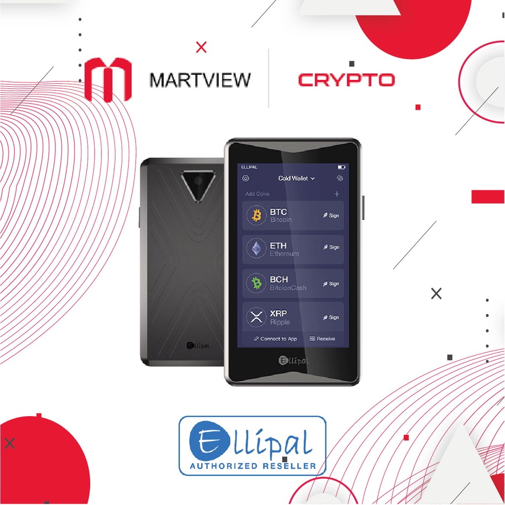 Ellipal Titan Crypto Cryptocurrencies Hardware Cold Wallet - Authorized Reseller