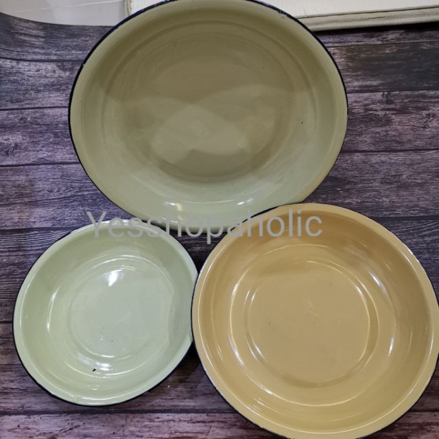 Enamel Rice Plate Pinggan Ayan Shopee Malaysia
