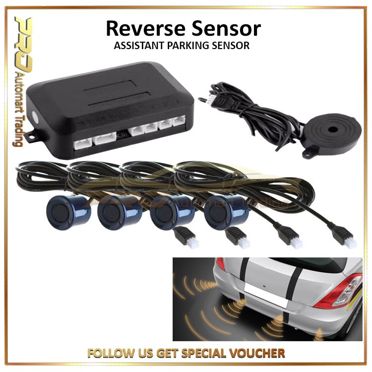 car parking assistant reverse sensor 2 4 eye for all model perodua proton honda toyota nissan mazda suzuki mitsubishi shopee malaysia