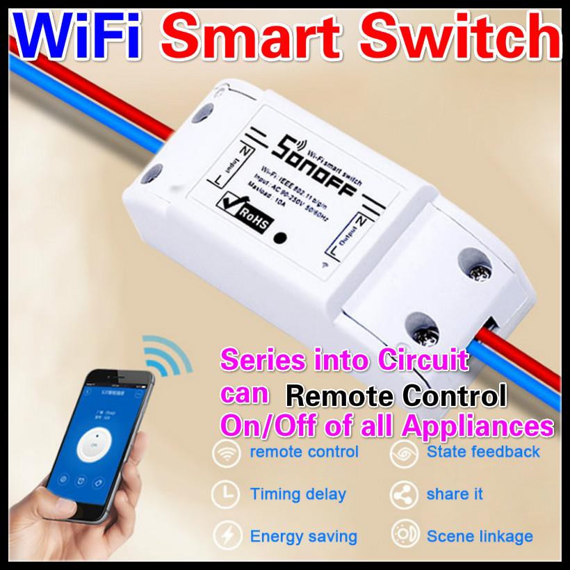 Wifi Switch Module Light Timer Switch Smart Home Automation Remote Control Shopee Malaysia