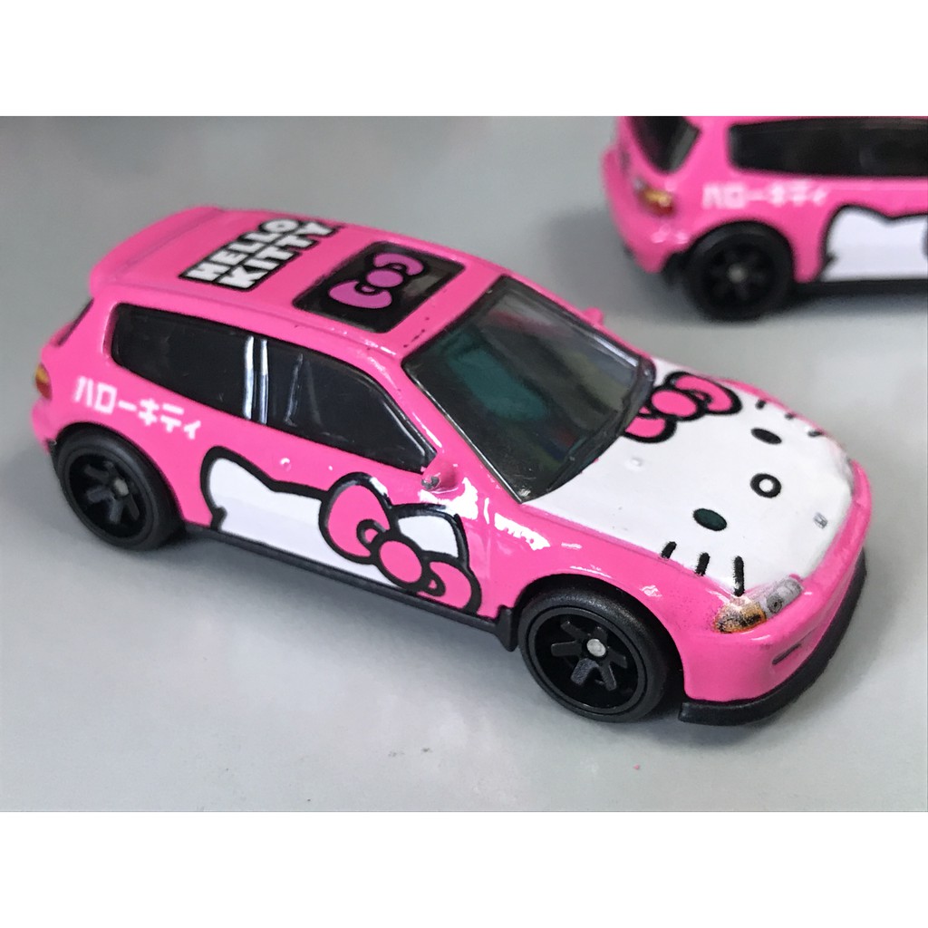 Hot Wheels Modern Classics Honda Civic EG Hello Kitty With Sterling