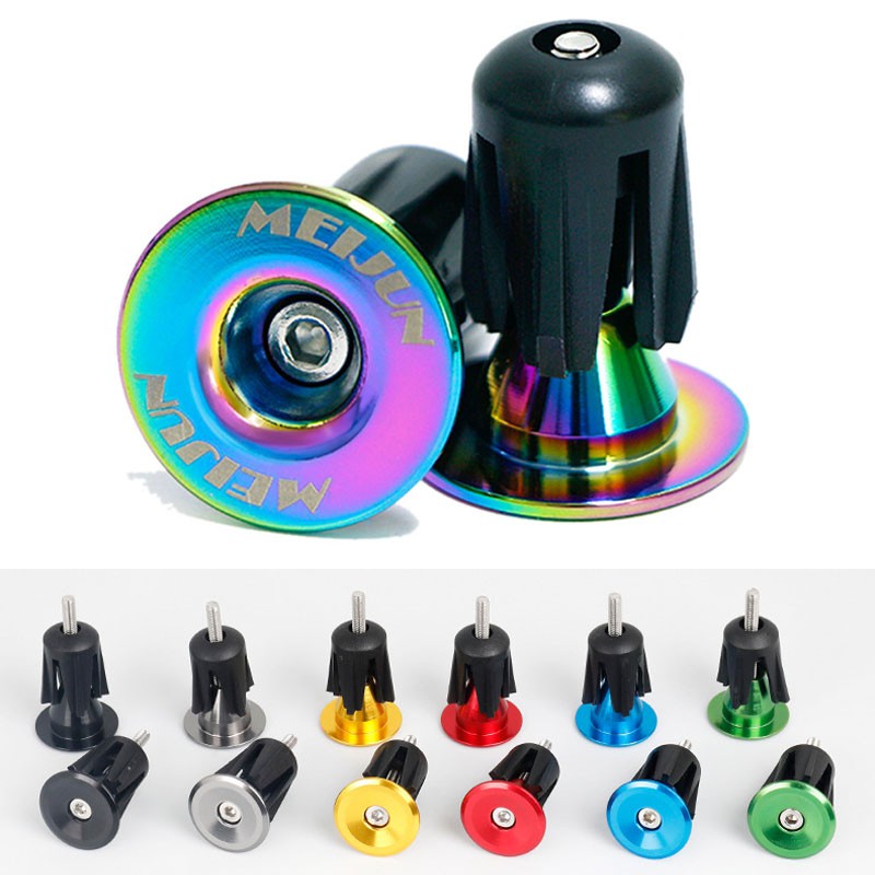 Colorful Aluminum Alloy Mountain Bike Road Bike Handle Plug Expansion Plug Bicycle Handlebar End Cap