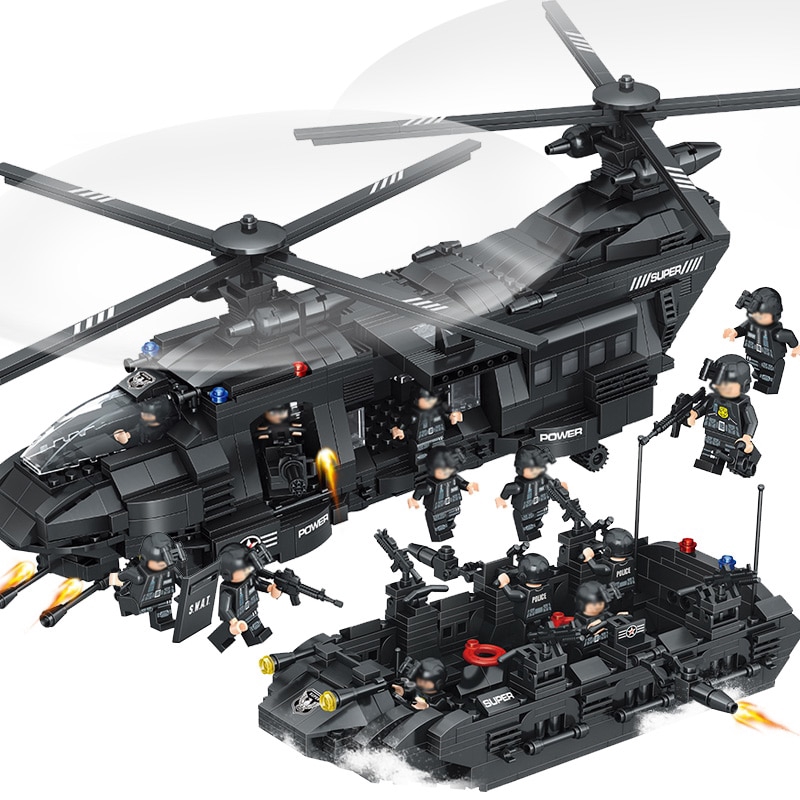 lego military helicopter