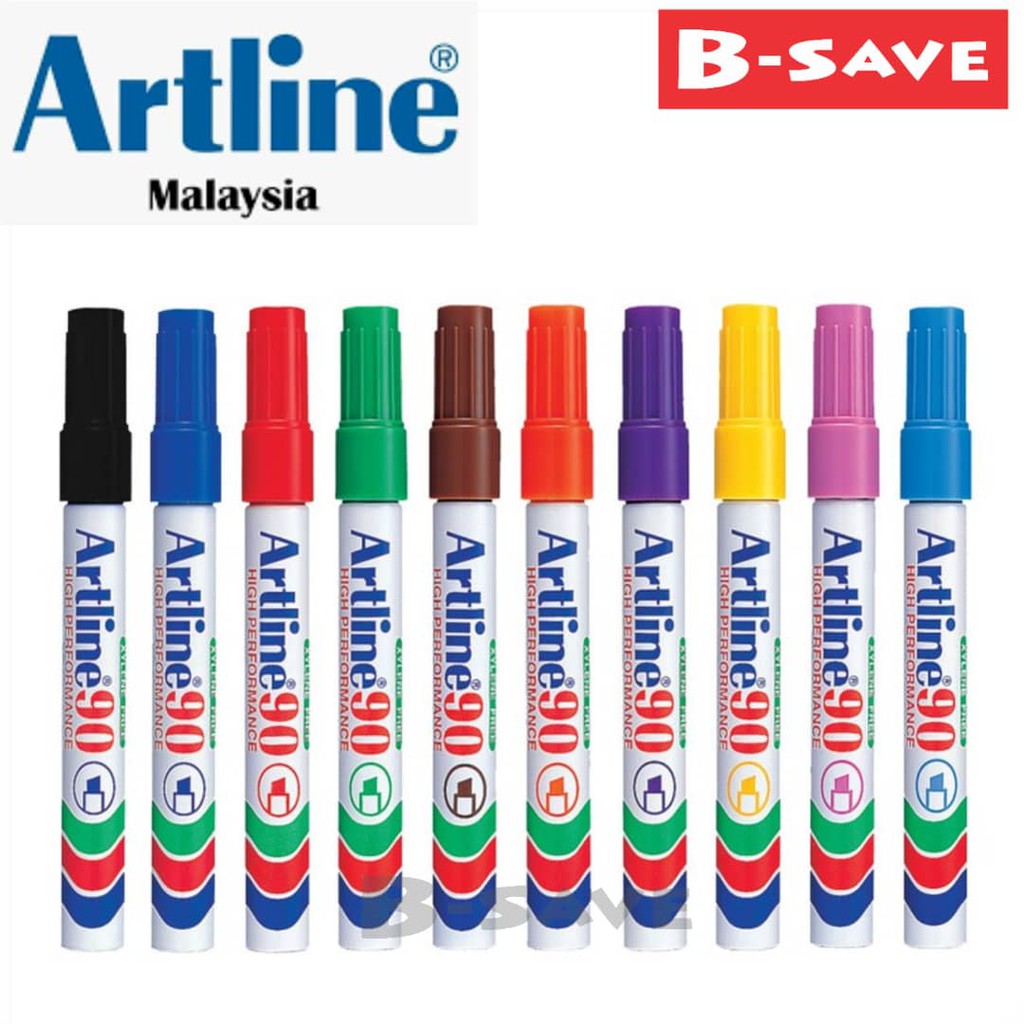 artline permanent markers