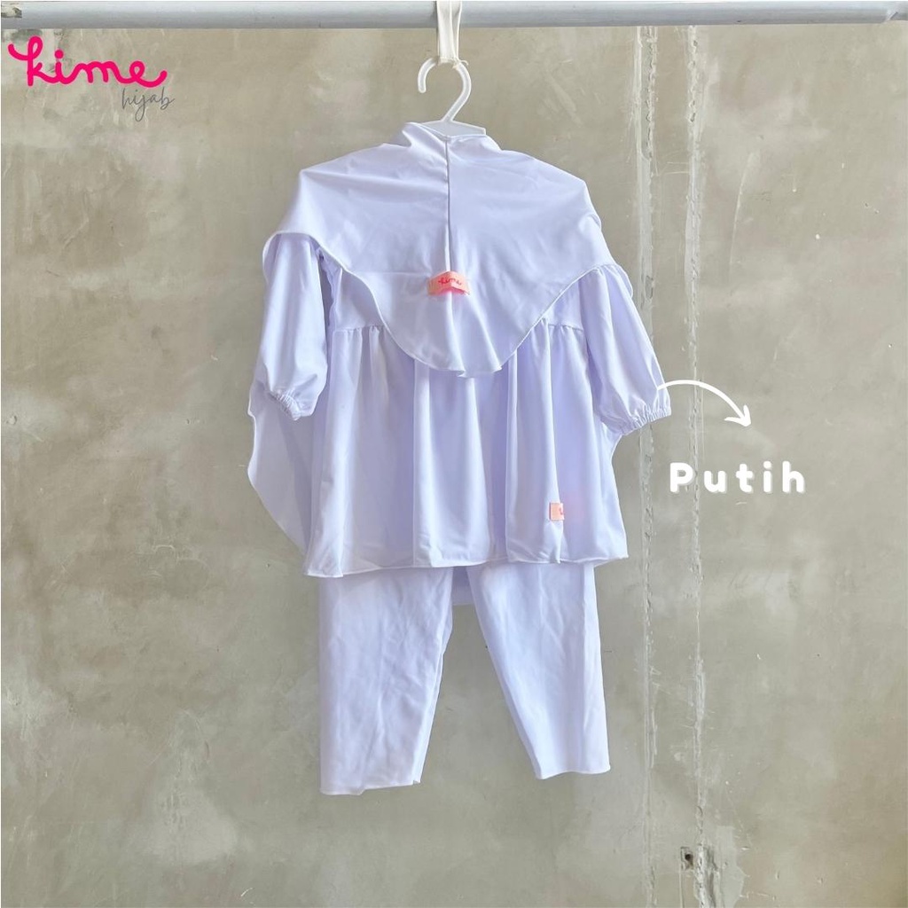 Durable Quality Kimehijab Gamis Children Lubna Raya Reliable - Image 2
