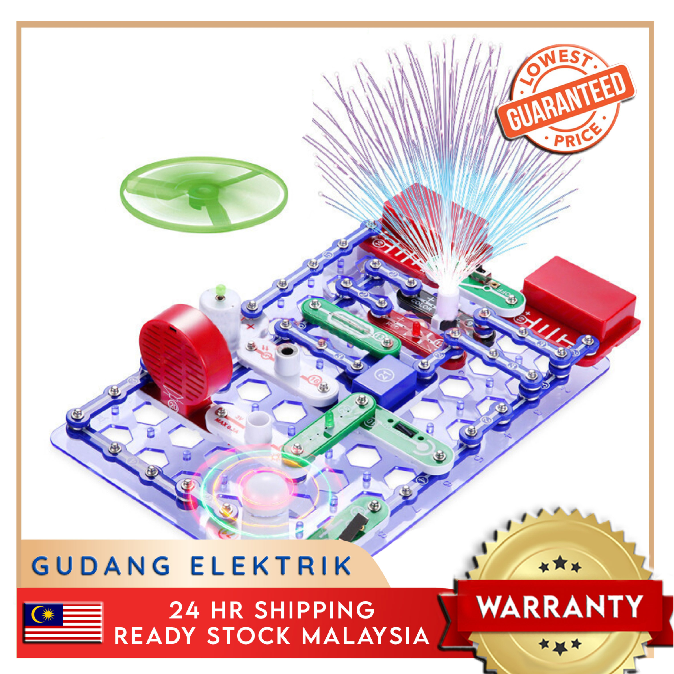 Science Kit Toy Snap Circuits Electronic Blocks STEM Physics ...