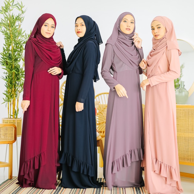 Nikah Dress Muslimah Jubah Prices And Promotions Muslim Fashion Jun 2021 Shopee Malaysia