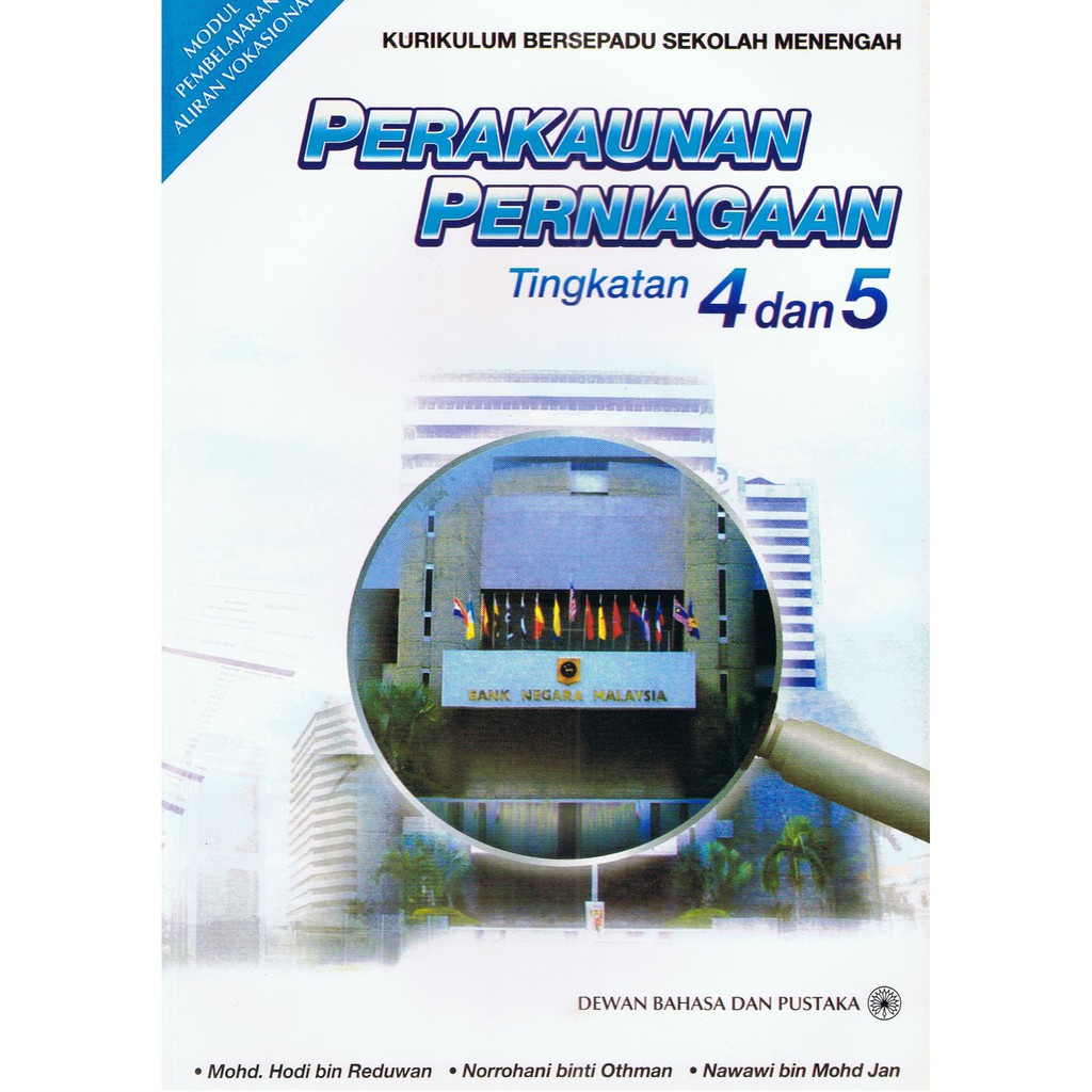 DBP Buku Teks Perakaunan Perniagaan Tingkatan 4, 5 Vokasional  Shopee