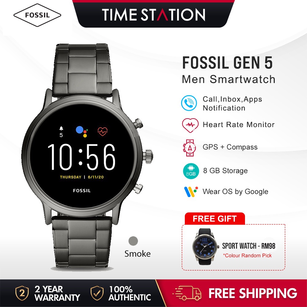 fossil gen 5 waterproof