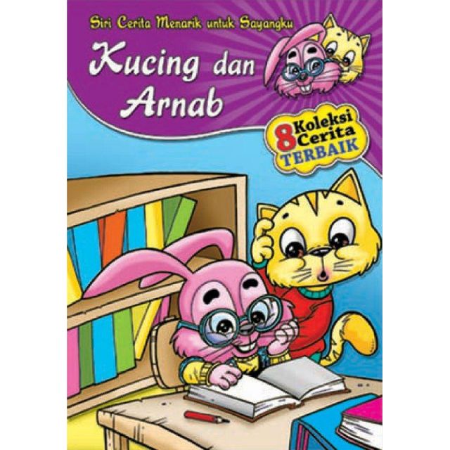 Buku Cerita Kanak-kanak Mudah Membaca Suku Kata Kucing dan Arnab 