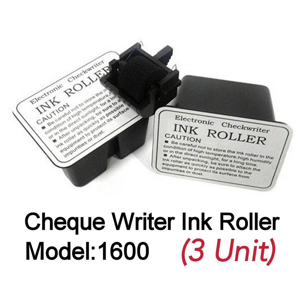 (3 Unit) Ink Roller 1600 For Electronic Checkwriter / Cheque Writer