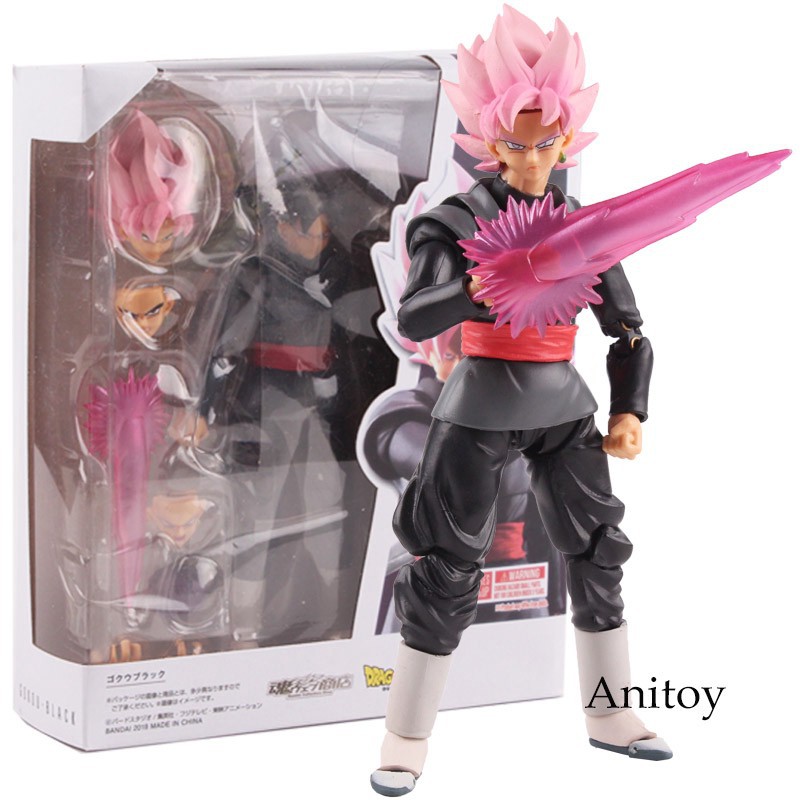 Shfiguarts Dragon Ball Super Saiyan Rose Goku Black Zamasu Figure Model Toy Shopee Malaysia - ui goku figure roblox