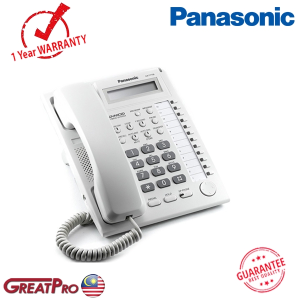 PANASONIC KX-AT7730X PROPRIETY TELEPHONE WHITE KEYPHONE- GREATPRO ...