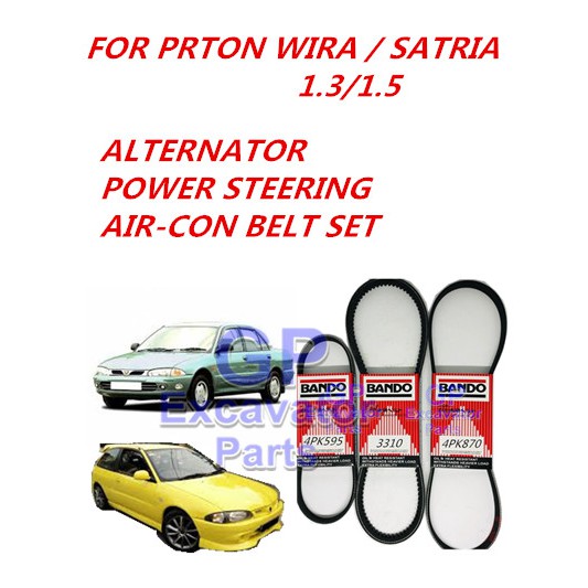 Proton Wira 1.3/1.5 Bando Original Alternator,Power Steering,Air Con