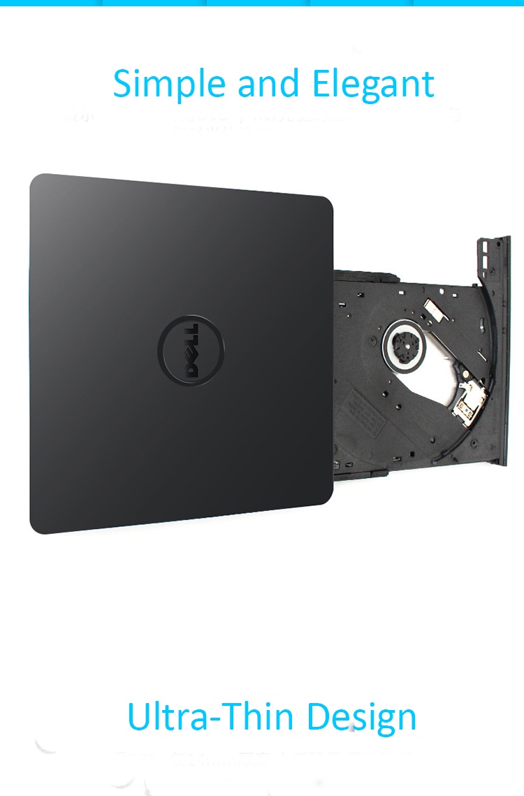 Dell External USB DVD+/ RW Drive DW316 for desktop PC Laptop Notebook