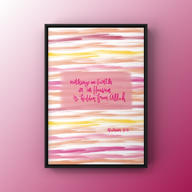 Islamic wall art hiasan dinding A4 A3 Shopee Malaysia Islamic wall art hiasan dinding A4 A3 Shopee Malaysia