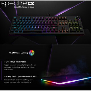 [MECH HAUS] Tecware Spectre PRO RGB FULL SIZE MECHANICAL KEYBOARD w ...