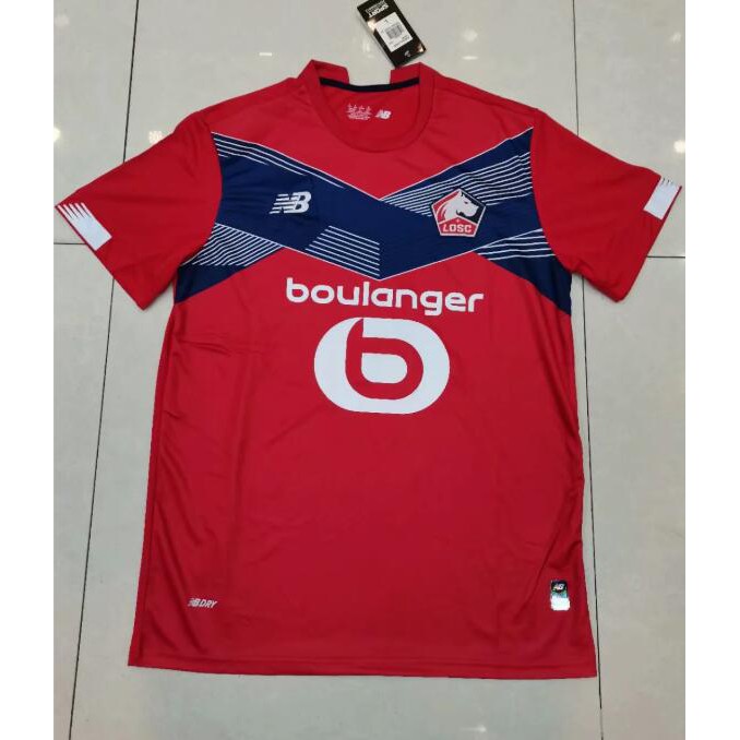 Nen 2020 2021 Lille Soccer Jerseys Men Lille Osc 20 21 Home Jersi Football Jersey Shopee Malaysia