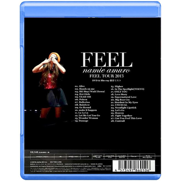 Amuro Namie Namie Amuro Feel Tour 13 Blu Ray 50 Shopee Malaysia