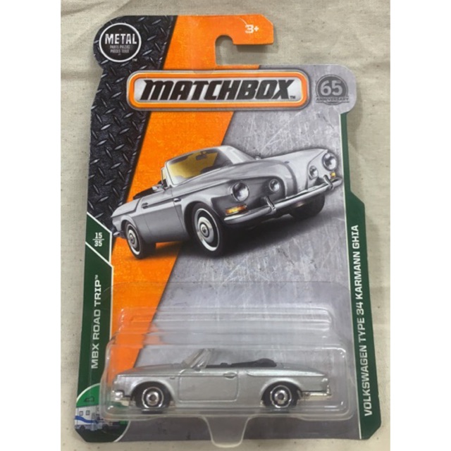 matchbox volkswagen karmann ghia type 34