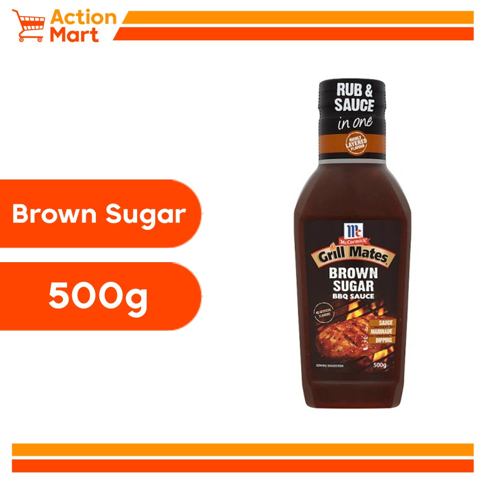 McCormick Grill Mates BBQ Sauces 500g Brown Sugar (Expired Date July