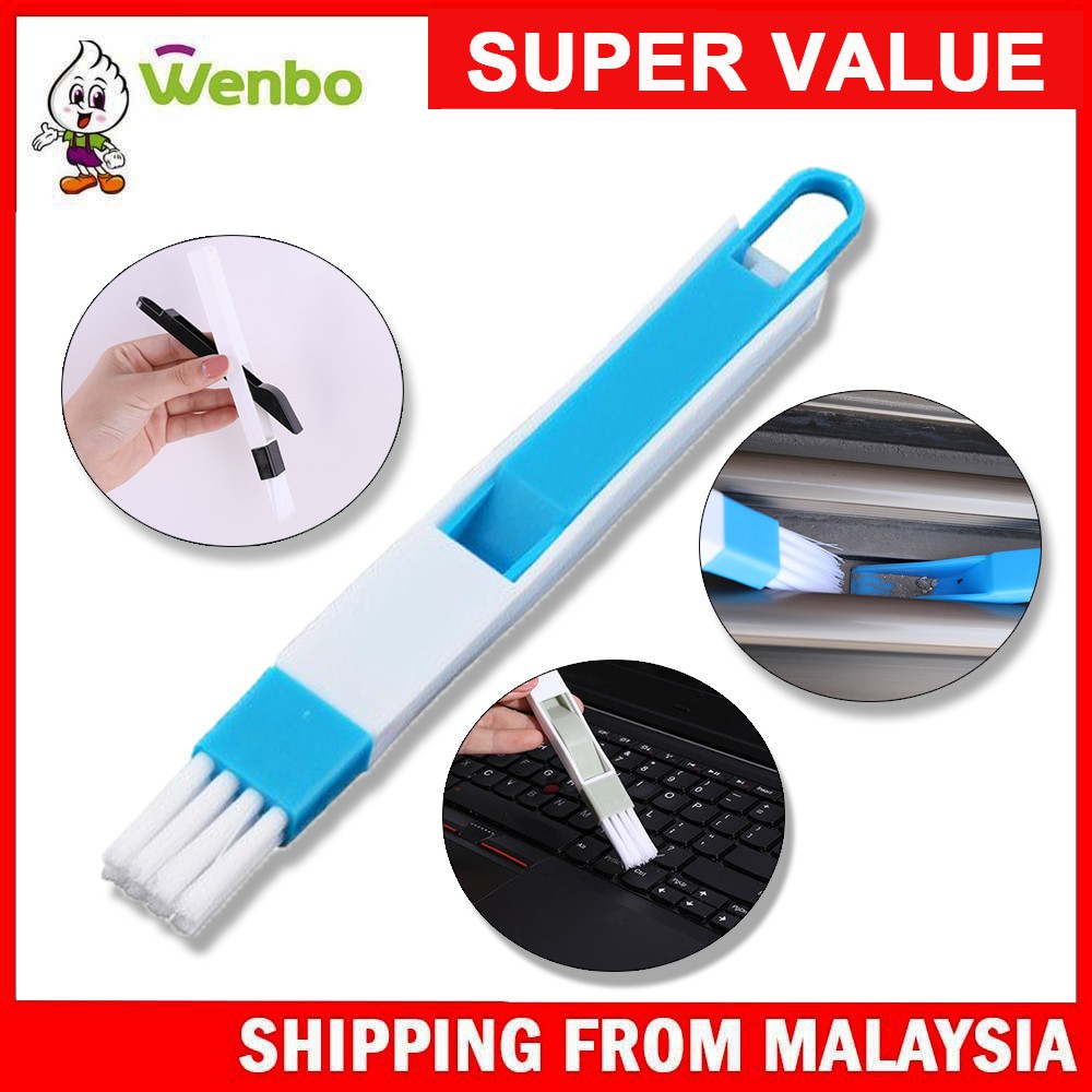 Wenbo Berus Pembersih Keyboard Eco-Friendly Plastic Window Screen Keyboard Cleaning Brush Dustpan for Office Use