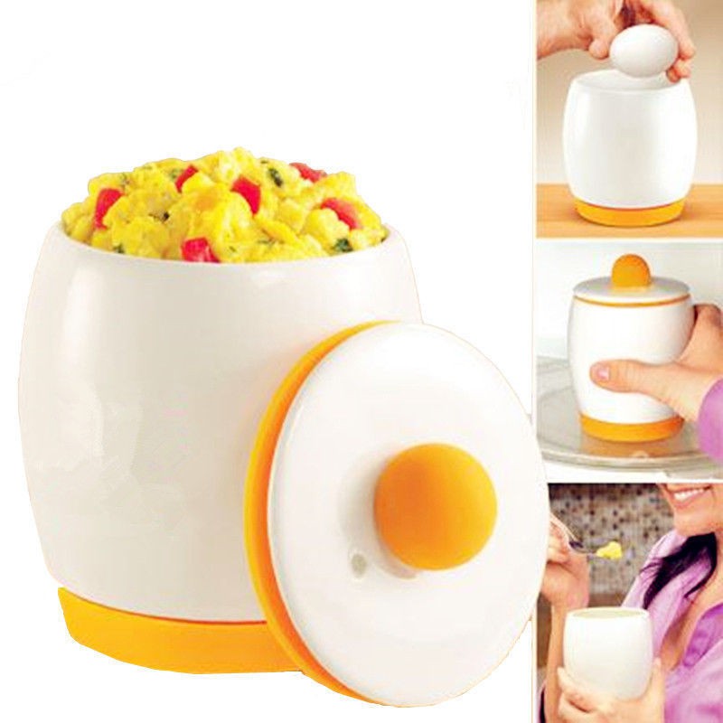 Kitchen Creative Microwave Oven Ceramic Egg Cooker Poacher Cup Egg