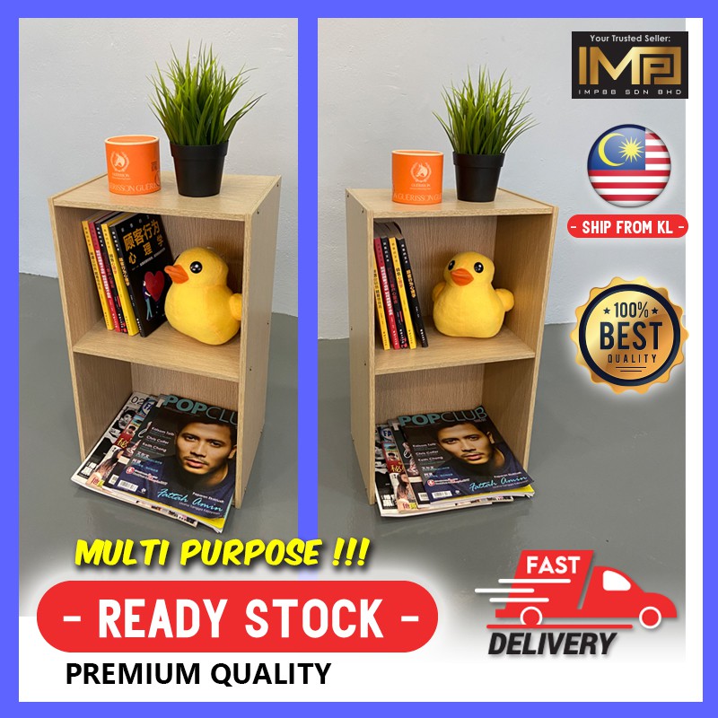 PREMIUM Quality Rak Kayu 2 Tingkat Rak Buku PREMIUM Quality Rak Kayu 2 Tingkat Rak Buku