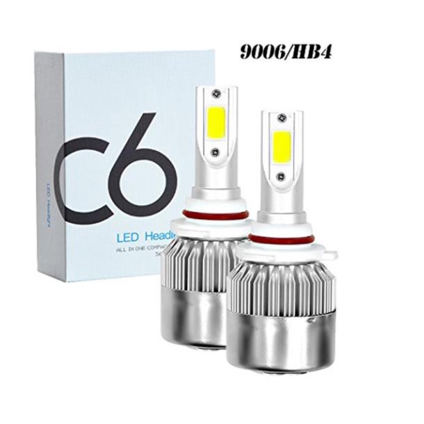 Multi Reliable HL 2PCS 1Pair C6 LED Headlight Fog lights Headlamp COD White 9005/9006/H1/H11/H3/H4/H7 Light Bulb F Pu... - Image 2