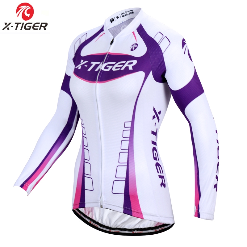 long sleeve womens cycling jersey