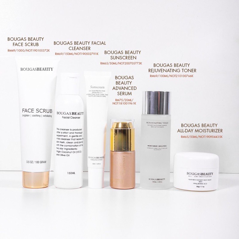 Bougas Beauty Skincare Shopee Malaysia