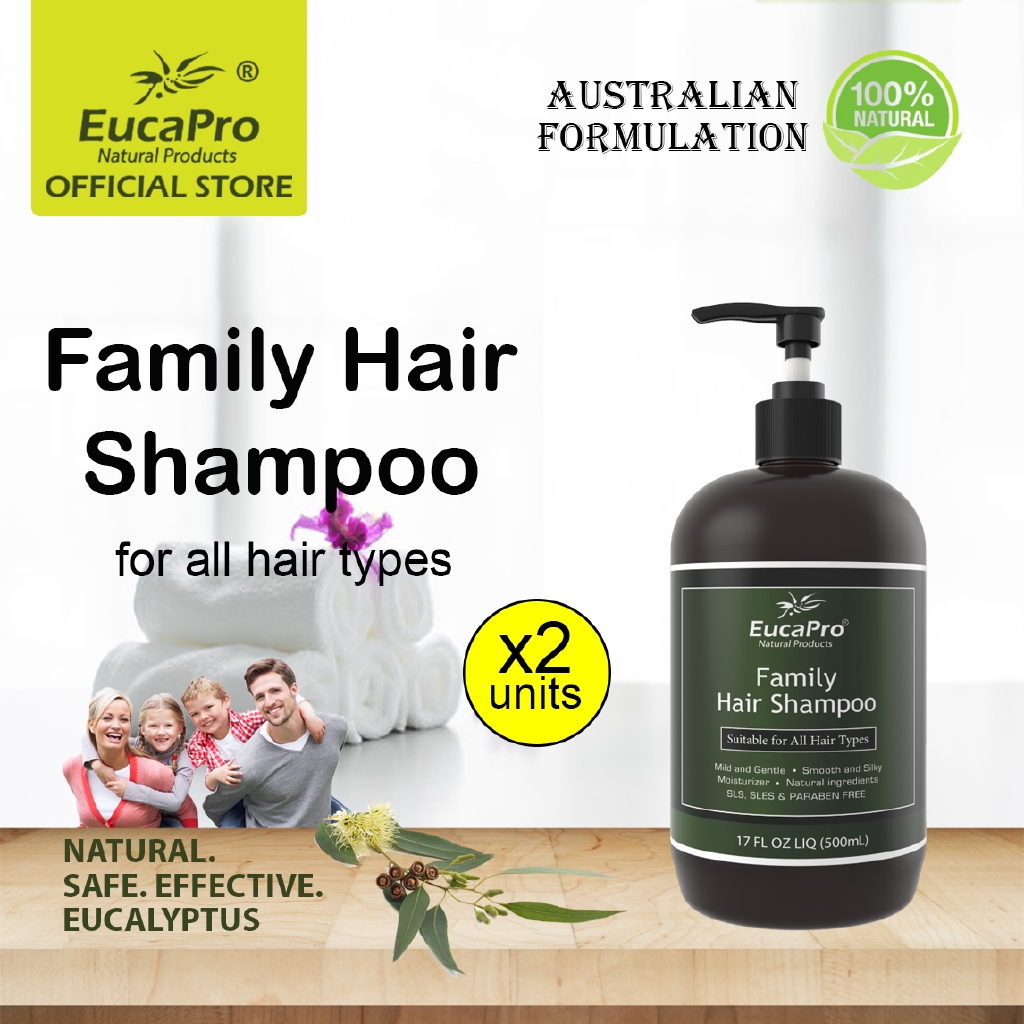 Eucapro Sls Paraben Sulphate Free Hair Shampoo For All Hair Type 2units Shopee Malaysia