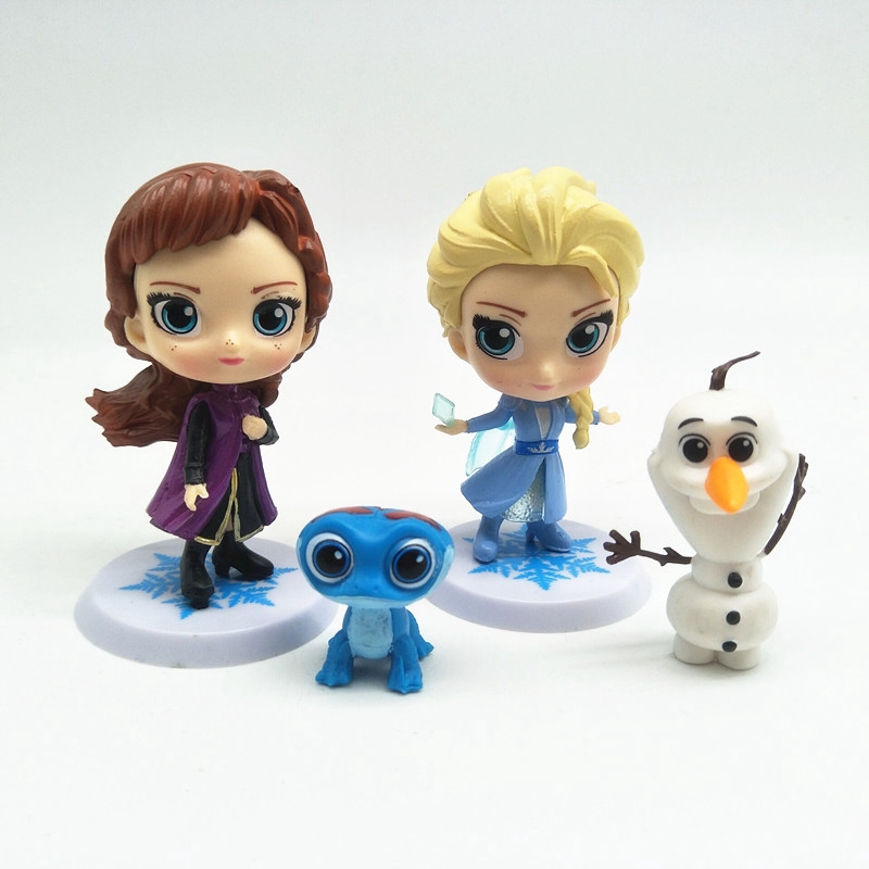 anna and elsa mini figures