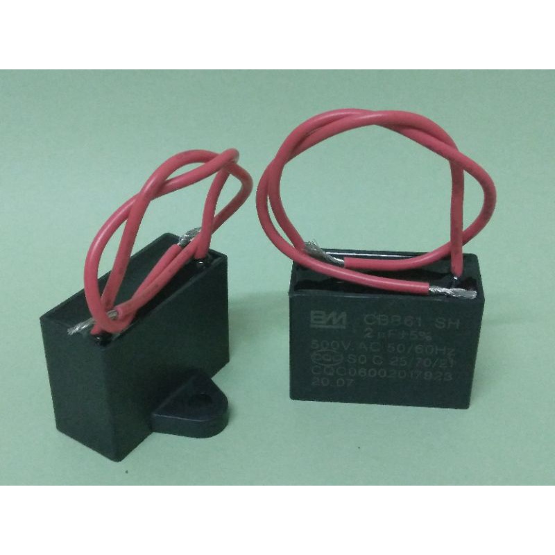 CBB61 CAPACITOR BM 2UF 500VAC KIPAS SILING KAPASITOR [Buy 3 Free 1
