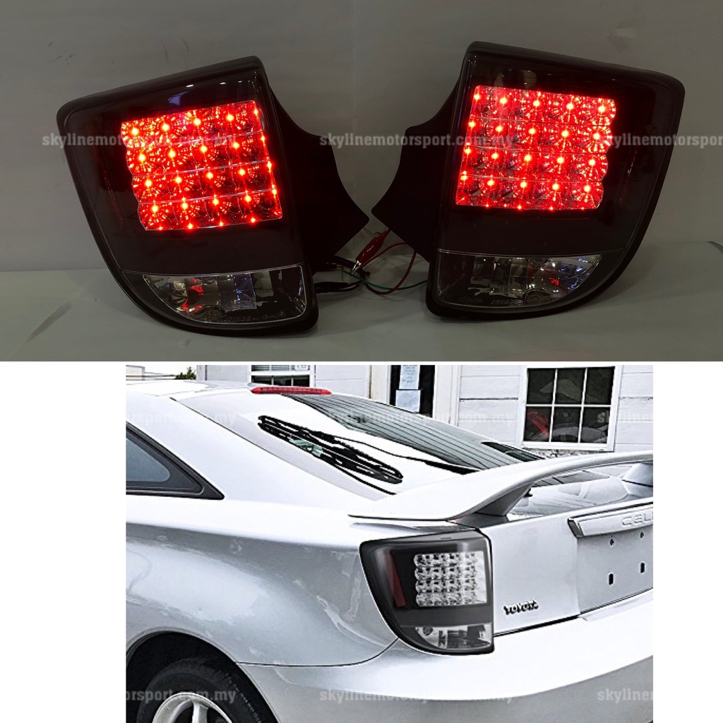 Toyota Celica 20012005 LED Tail Lamp Black Shopee Malaysia