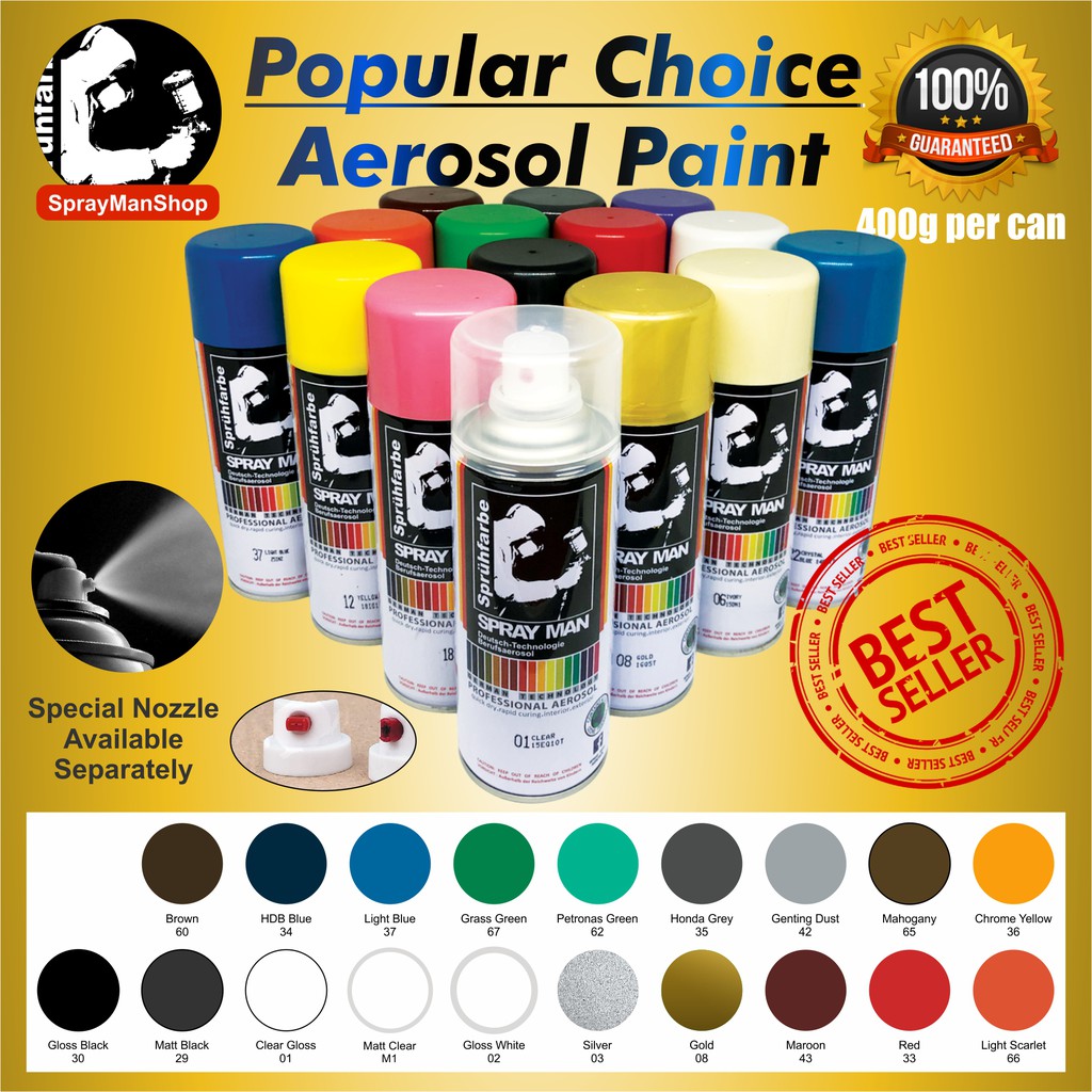 Spray Man Yamaha Motor Aerosol Spray Paint 400ml Shopee Malaysia