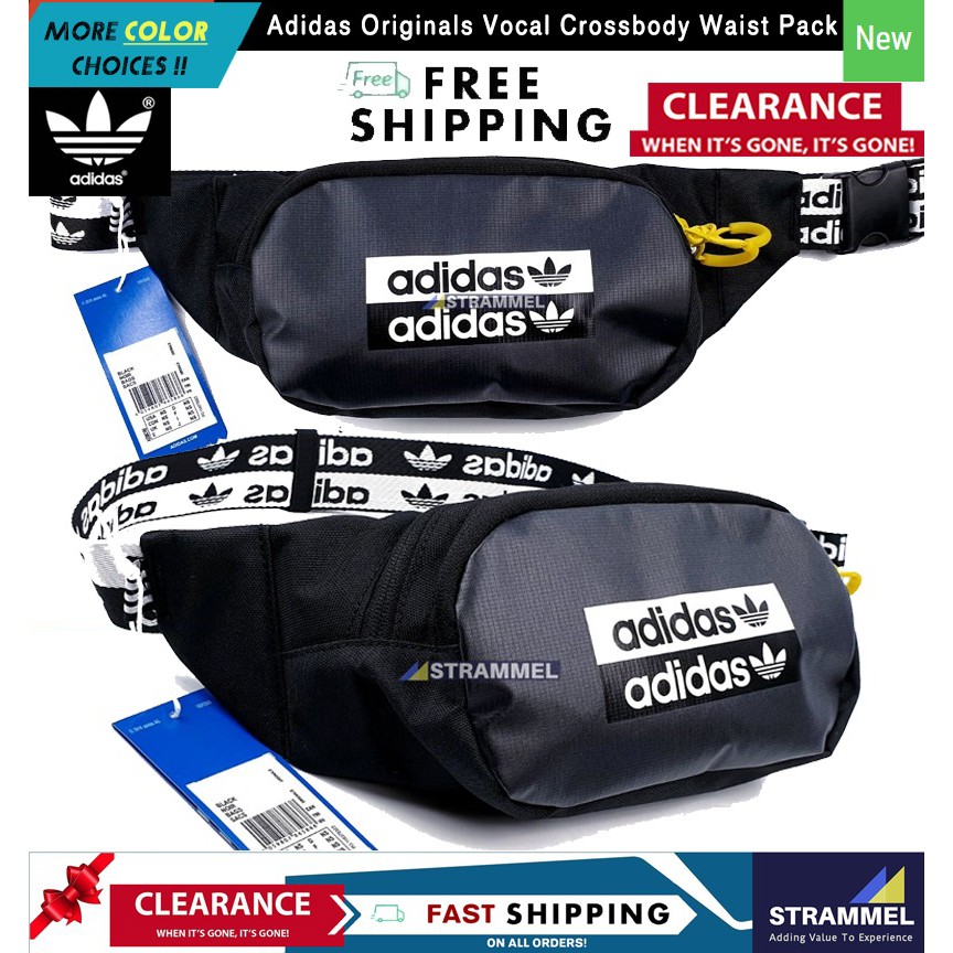 Malabares Con otras bandas Moretón 100% Authentıc] Adidas Originals Vocal Crossbody Waist Pack 2 Litre - Sling Bag  Waist Bag Pouch Bag Chest Bag | Shopee Malaysia