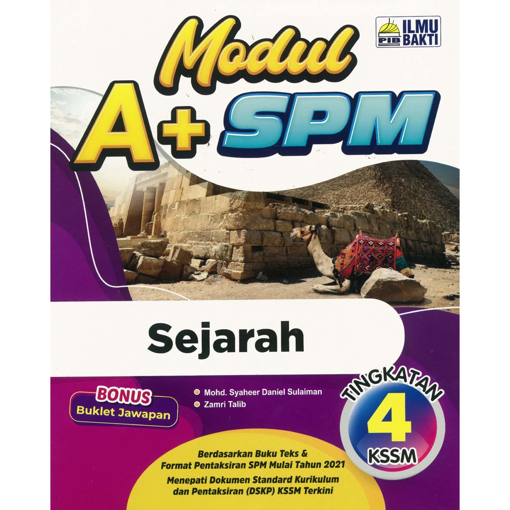 Buy St Modul A Spm Sejarah Tingkatan 4 Kssm 2021 Seetracker Malaysia