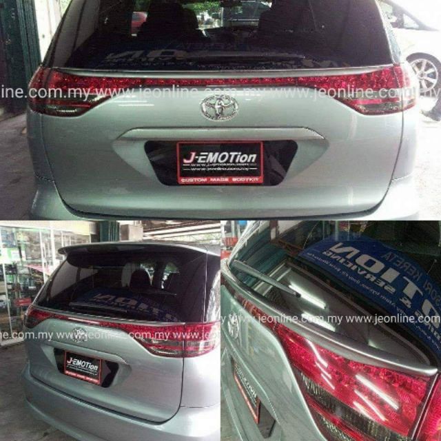 TOYOTA ESTIMA ACR50 2006-08 REAR CENTRE SPOILER (J-EMOTION DESIGN ...