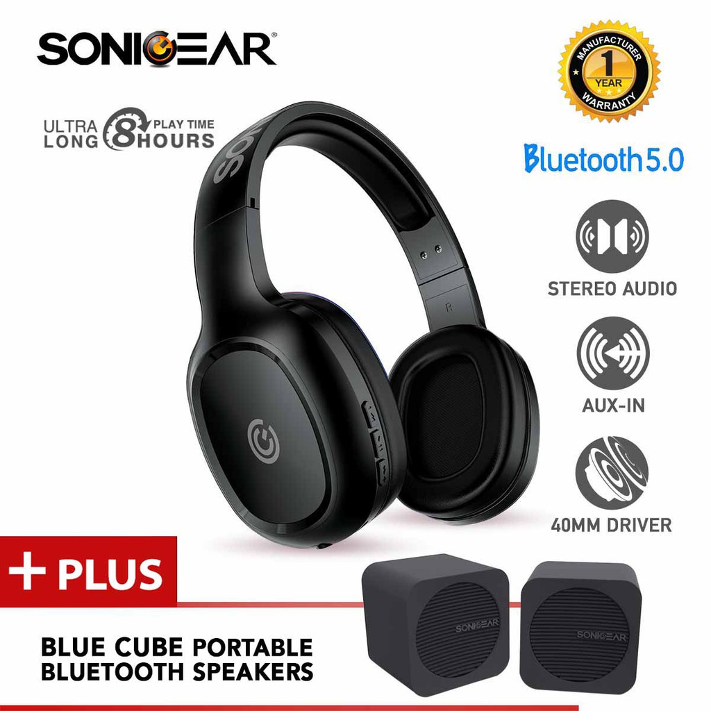 SonicGear AirPhone 3 Bluetooth Headphones With Mic Plus Bluetooth ...