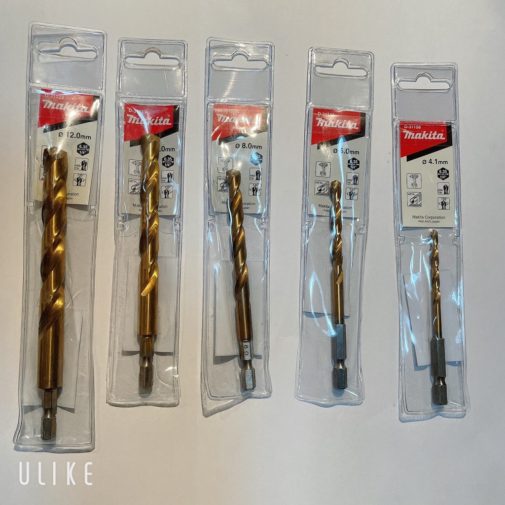 Makita Hex Shank Iron Drill Bit (With Screw Head Drill Attached) 12,10