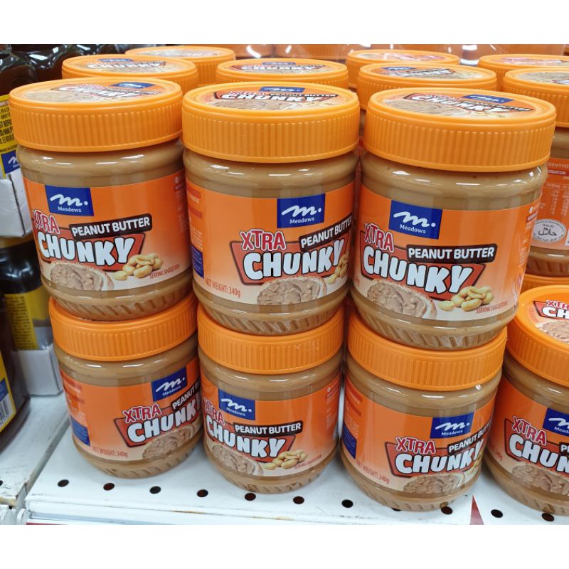 Meadows Xtra Chunky Peanut Butter 340g Shopee Malaysia