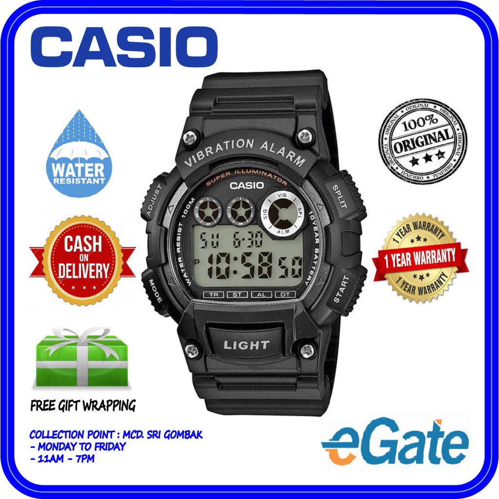 casio vibration alarm watch band
