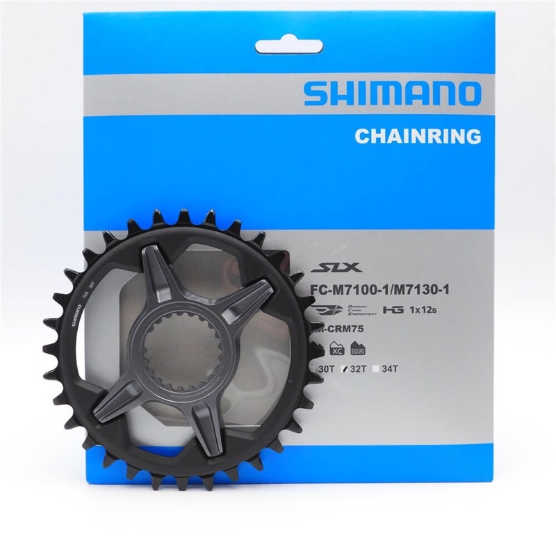SHIMANO SLX FCM71001 32T/ 34T Chainring Shopee Malaysia