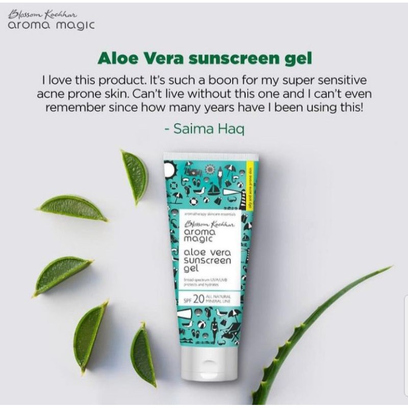 aroma magic sunscreen for acne prone skin