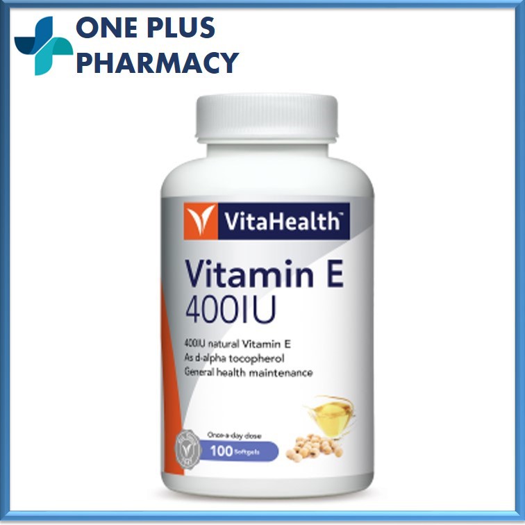 VitaHealth Vitamin E 400IU 100's [EXP 12/2027]