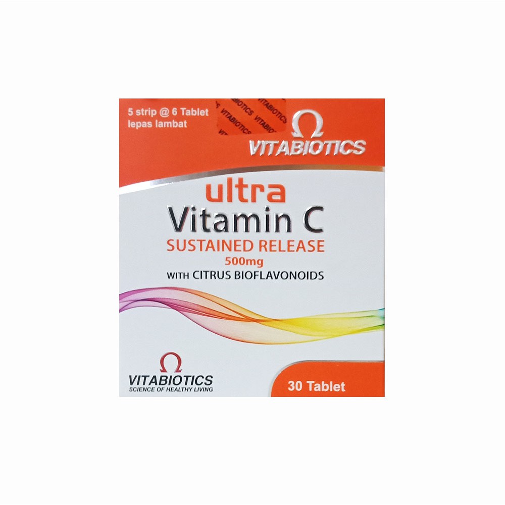 Vitabiotics Ultra Vitamin C 500 Mg Multivitamin Contains 30 Ta