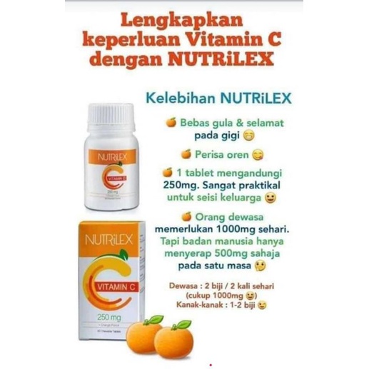Buy Vitamin C Nutrilex Zhulian Seetracker Malaysia