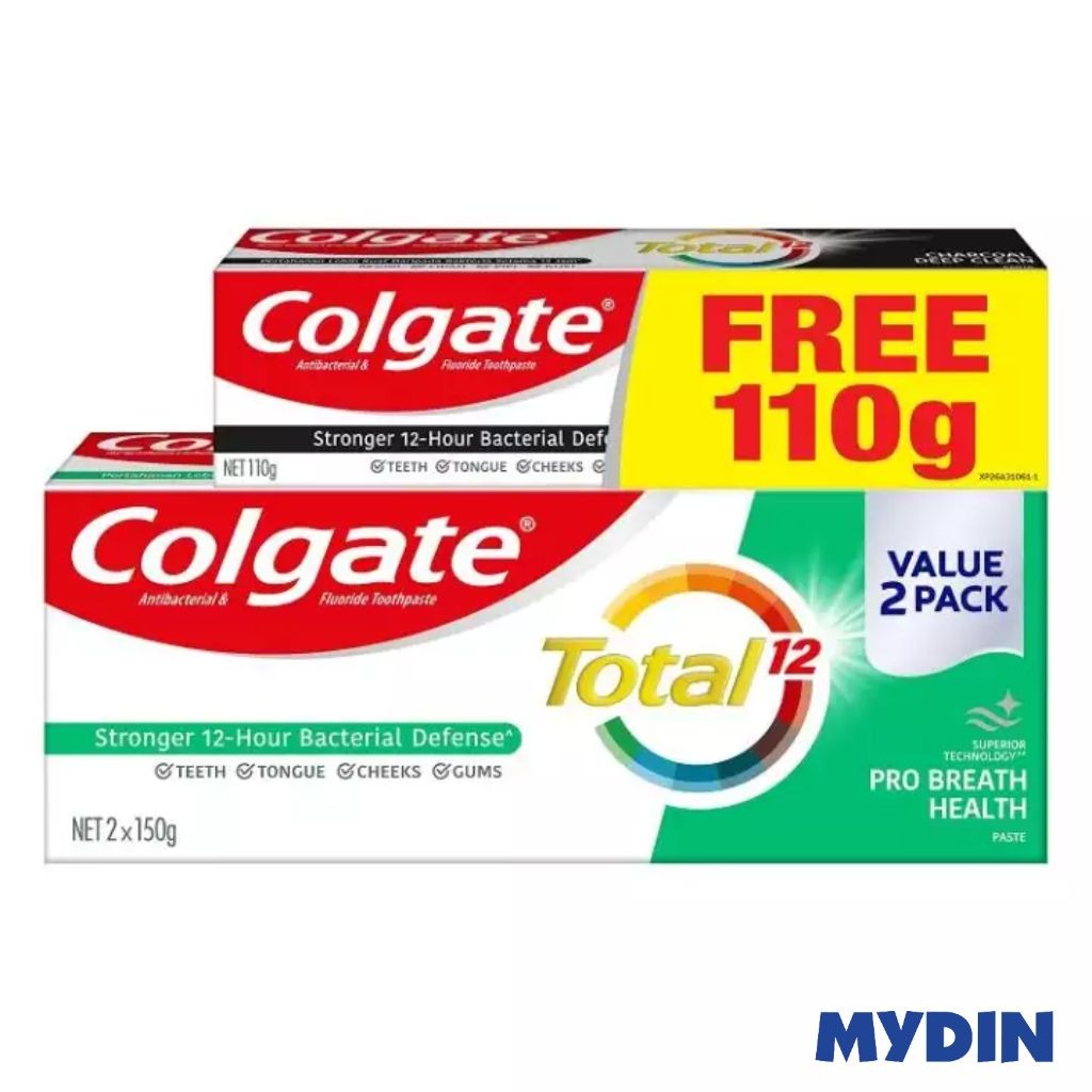 Colgate Toothpaste Total (150g x 2) 3 Variants